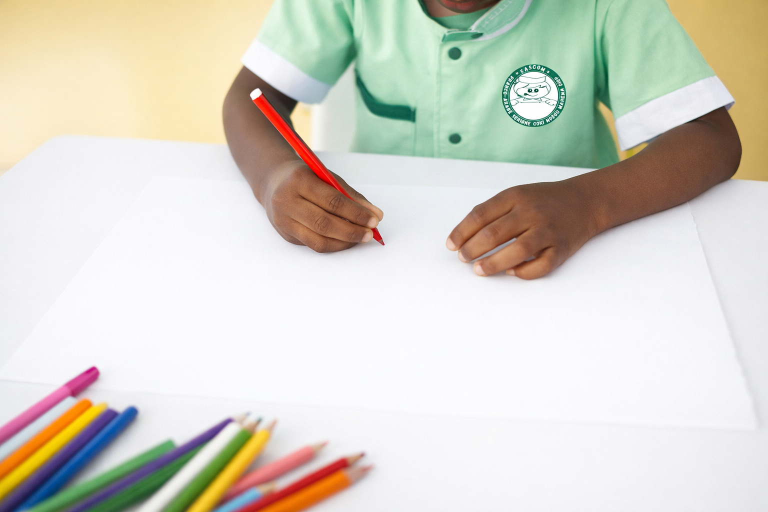 Élève sénégalais en préscolaire